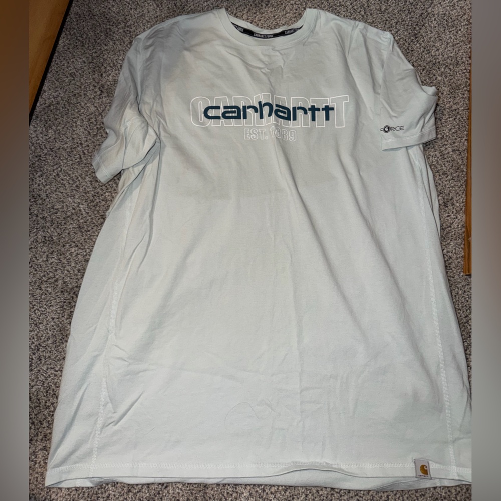 Carhartt Men's Light blue Short Sleeve Tee